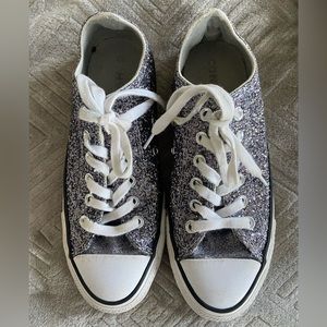 Women's Converse Chuck Taylor All Star Glitter OX Low Top Sneakers
